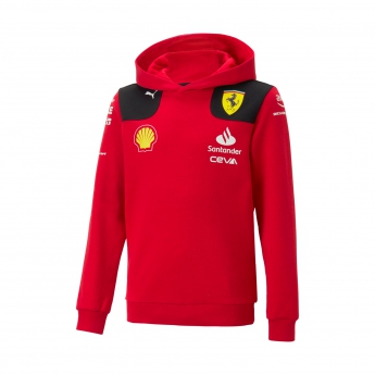 Ferrari gyerek kapucnis pulóver official red F1 Team 2023