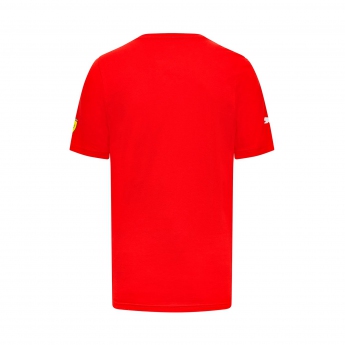 Ferrari férfi póló Sainz Driver Red F1 Team 2023