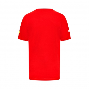 Ferrari férfi póló Sainz Driver Red F1 Team 2023