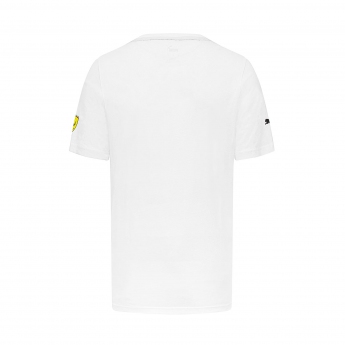 Ferrari férfi póló Leclerc Driver White F1 Team 2023