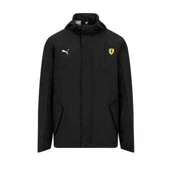 Ferrari férfi kapucnis kabát Rain Black F1 Team 2023