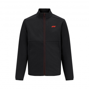 Forma 1 férfi kabát Logo Softshell Black F1 Team 2023