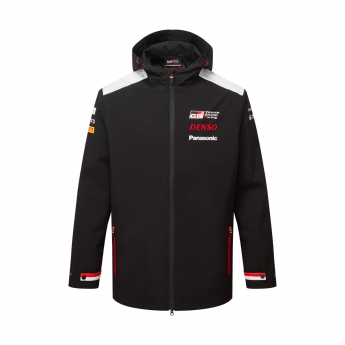 Toyota Gazoo Racing férfi kapucnis kabát Rain Black WRC 2023