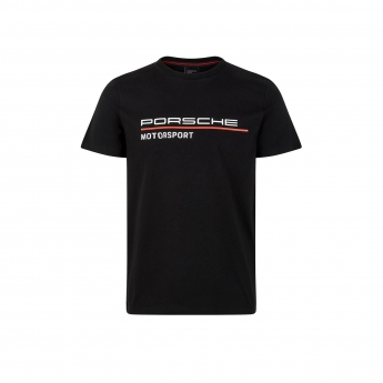 Porsche Motorsport férfi póló Logo black 2021