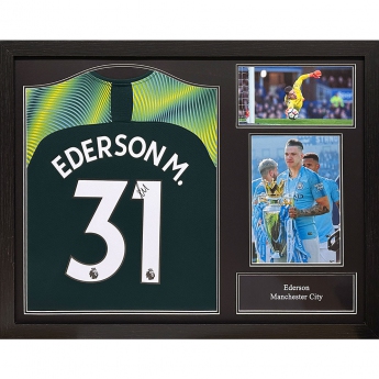 Legendák bekeretezett mez Everton FC Ferguson Signed Shirt (Framed)