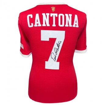 Legendák bekeretezett mez Manchester United FC Cantona Signed Shirt