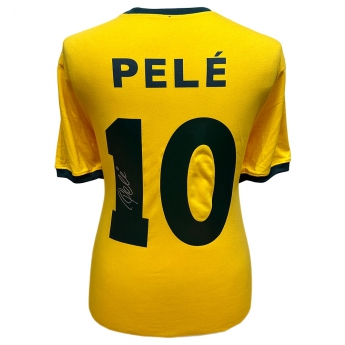 Legendák futball mez Brasil 1970 Pele Signed Shirt