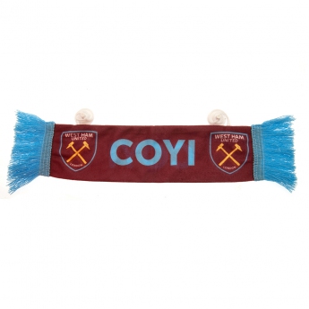 West Ham United autós mini sál Mini Car Scarf