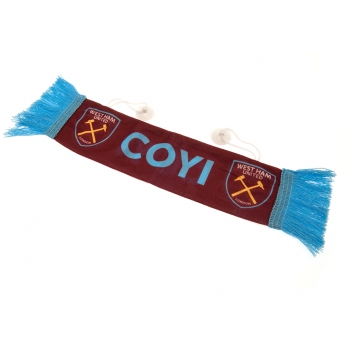 West Ham United autós mini sál Mini Car Scarf