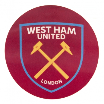 West Ham United matrica Single Car Sticker CR
