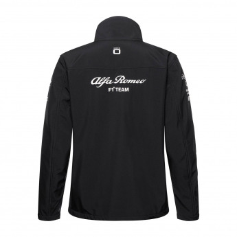 Alfa Romeo Racing férfi kabát Softshell official black F1 Team 2023