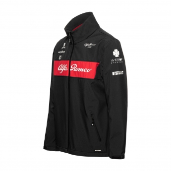 Alfa Romeo Racing férfi kabát Softshell official black F1 Team 2023