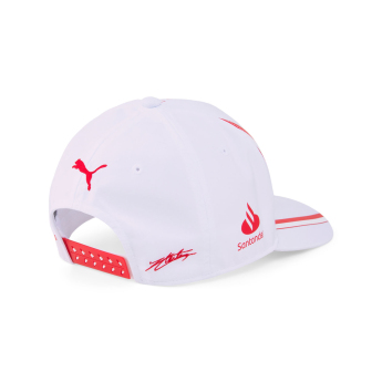 Ferrari gyerek baseball sapka Charles Leclerc SE White F1 Team 2023