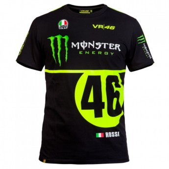 VALENTINO ROSSI MONSTER BLACK T-SHIRT