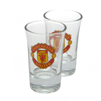 Manchester United féldecis pohár 2pk Shot Glass Set