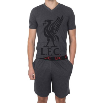 FC Liverpool férfi pizsama SLab grey
