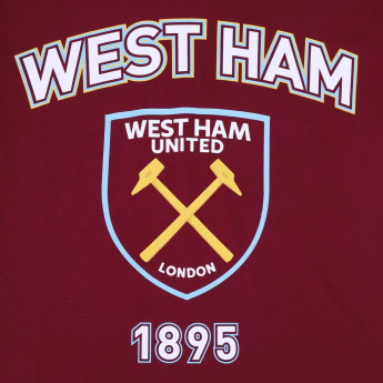 West Ham United férfi pizsama claret