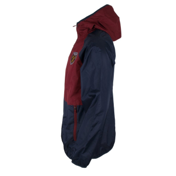 West Ham United férfi kapucnis kabát shower navy claret