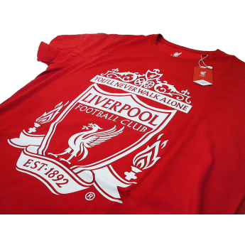 FC Liverpool férfi póló No9 crest red