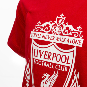 FC Liverpool gyerek póló No9 crest red