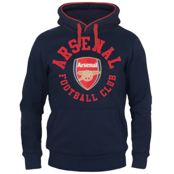 FC Arsenal férfi kapucnis pulóver graphic navy