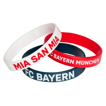 Bayern München 3 darabos gumi karkötő blue red white
