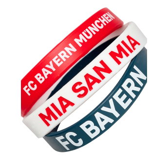 Bayern München 3 darabos gumi karkötő blue red white