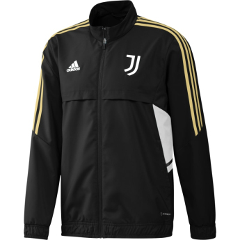 Juventus férfi futball kabát Condivo Presentation black