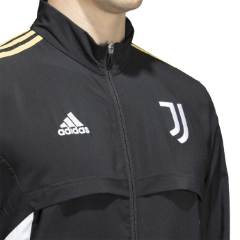 Juventus férfi futball kabát Condivo Presentation black