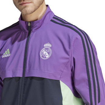 Real Madrid férfi kabát Presentation Condivo purple