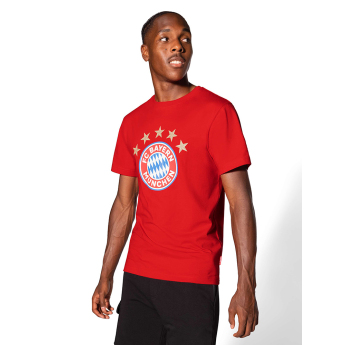 Bayern München férfi póló logo red