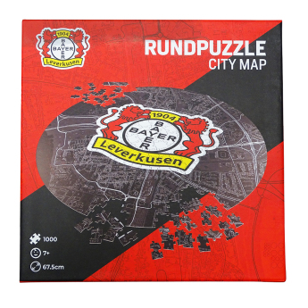 Bayern Leverkusen puzzle City Map - 1000 pcs