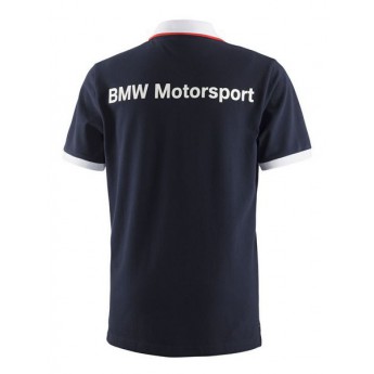 BMW Motorsport férfi kék galléros póló piquee