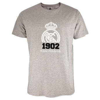 Real Madrid férfi póló Crest grey