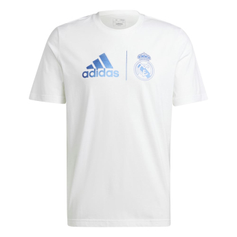 Real Madrid férfi póló Graphic Tee white