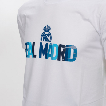 Real Madrid férfi póló No80 Text white