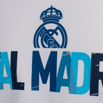 Real Madrid férfi póló No80 Text white