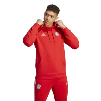 Bayern München férfi kapucnis pulóver DNA Club red