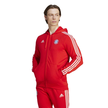 Bayern München férfi kapucnis pulóver dna full-zip red