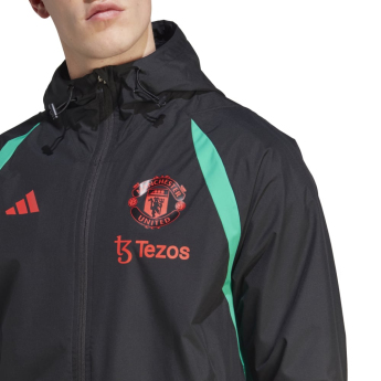 Manchester United férfi kapucnis kabát Condivo Allweather black