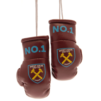 West Ham United mini bokszkesztyű No.1 text