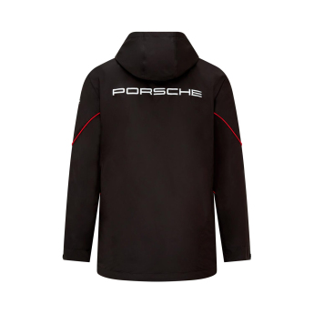Porsche Motorsport férfi kapucnis kabát Rainjacket Black 2023