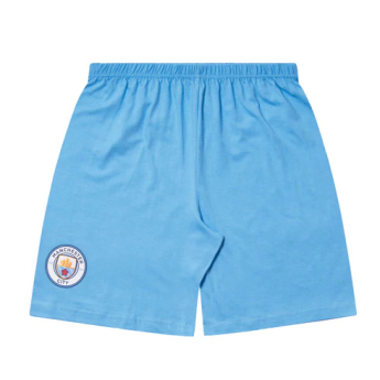 Manchester City gyerek pizsama text navy