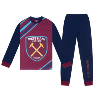 West Ham United gyerek pizsama Long navy