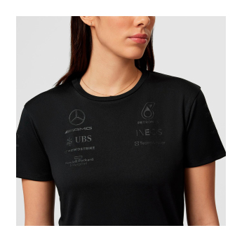 Mercedes AMG Petronas női póló stealth black F1 Team 2023