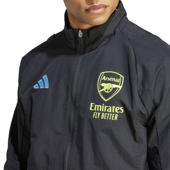 FC Arsenal férfi futball kabát Tiro Present black