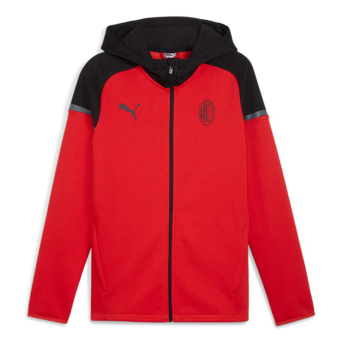 AC Milan férfi kapucnis kabát Casuals red