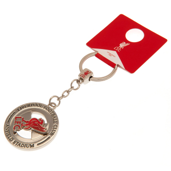 FC Liverpool kulcstartó Liverbird Spinner Anfield stadium