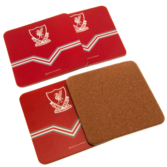 FC Liverpool alátét 4pk Retro Coasters