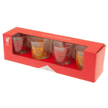 FC Liverpool féldecis pohár 4pk Shot Glass Set